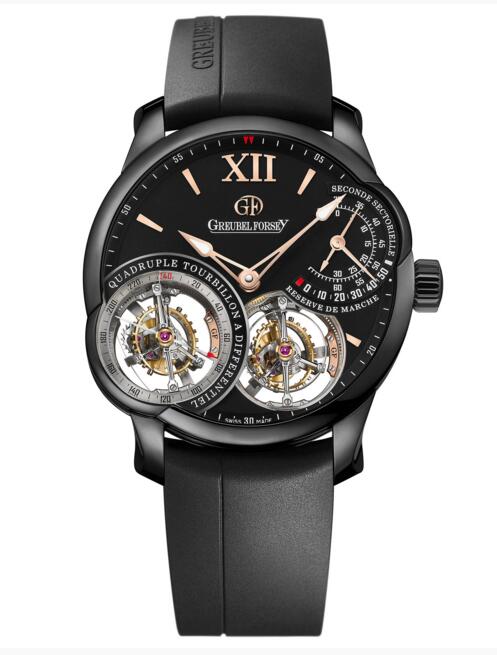 Replica Greubel Forsey Quadruple Tourbillon Black 2018 watch